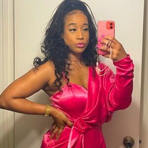 Fashion Nova Magenta romper